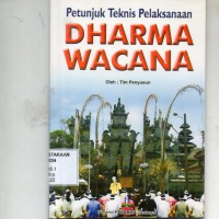 Image of Petunjuk Teknis Pelaksanaan Dharma Wacana